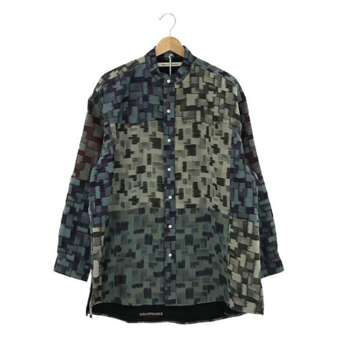 【新品】  Children of the discordance / チルドレンオブザディスコーダンス | EDO SILK PATCHWORK SHIRT L/S  シャツ | 2 | マルチカラー | メンズ