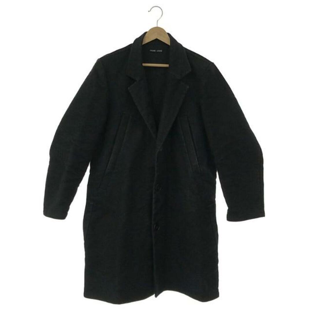 FRANK LEDER(フランクリーダー)のFRANK LEDER / フランクリーダー | DEUTSCHELEDER COAT ジャーマンレザー チェスターコート | XS | ブラック | メンズ メンズのジャケット/アウター(その他)の商品写真