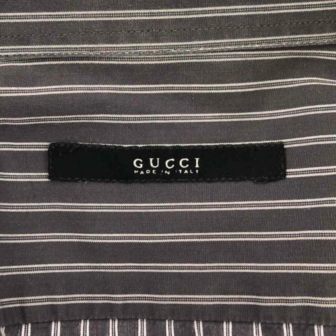 GUCCI - GUCCI / グッチ | ストライプ ドレスシャツ | 43/17 GUCCI - GUCCI / グッチ | ストライプ ドレスシャツ | 43/17