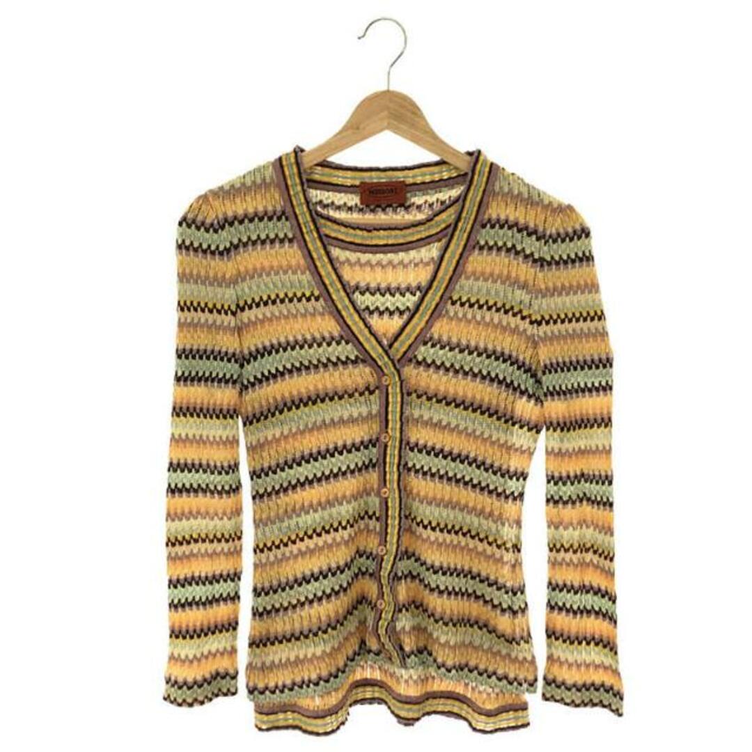 MISSONI(ミッソーニ)の【美品】  MISSONI / ミッソーニ | アンサンブル クルーネックニット カーディガン | 42 | マルチカラー | レディース レディースのトップス(ニット/セーター)の商品写真