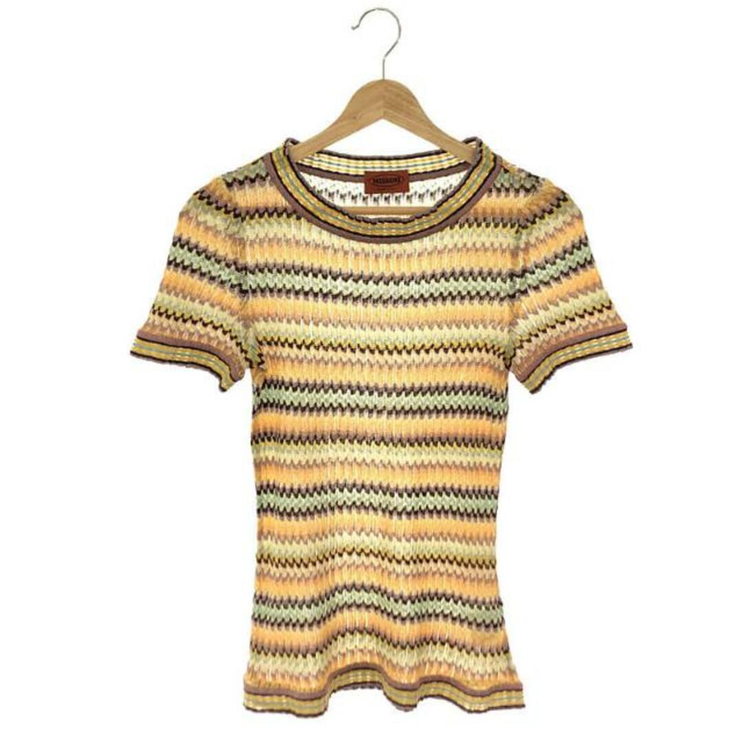 MISSONI(ミッソーニ)の【美品】  MISSONI / ミッソーニ | アンサンブル クルーネックニット カーディガン | 42 | マルチカラー | レディース レディースのトップス(ニット/セーター)の商品写真