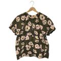 【美品】  MARNI / マルニ | タイプライターコットン フラワー ギャザ