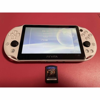 プレイステーションヴィータ(PlayStation Vita)のvita   グレイシャーホワイト　マイクラ　1番(携帯用ゲーム機本体)