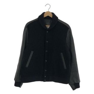 ナナミカ(nanamica)のnanamica / ナナミカ | Varsity Jacket ウール レザー 切替 スタジャン | S | ネイビー | メンズ(その他)