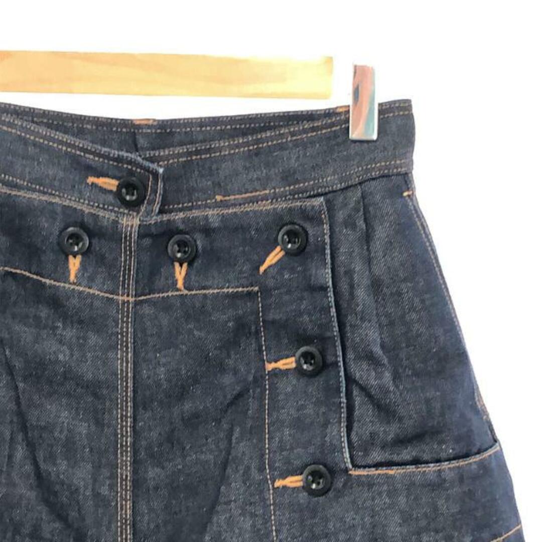 sacai - sacai / サカイ | コットンリネン マリン ワイド デニム sacai - sacai / サカイ | コットンリネン マリン ワイド デニム