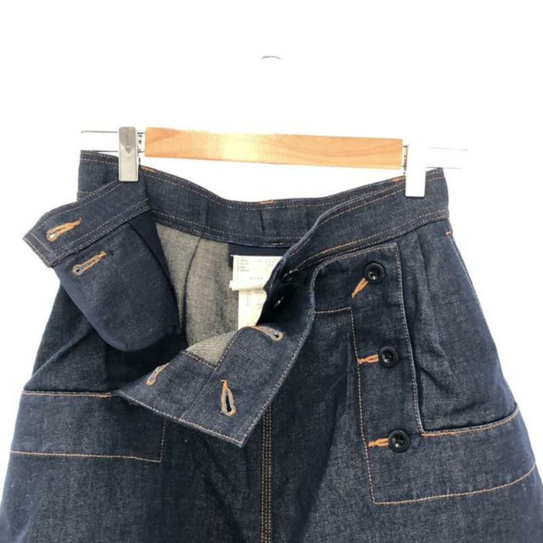 sacai - sacai / サカイ | コットンリネン マリン ワイド デニム sacai - sacai / サカイ | コットンリネン マリン ワイド デニム
