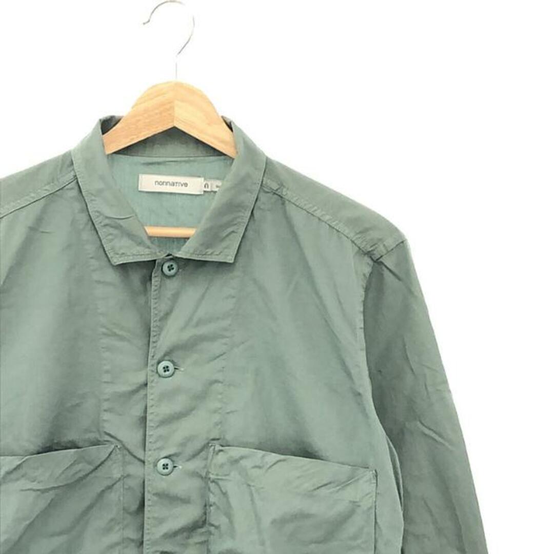 nonnative(ノンネイティブ)のnonnative / ノンネイティブ | ツイーリスト シャツ | 0 | グリーン系 | メンズ メンズのトップス(Tシャツ/カットソー(七分/長袖))の商品写真