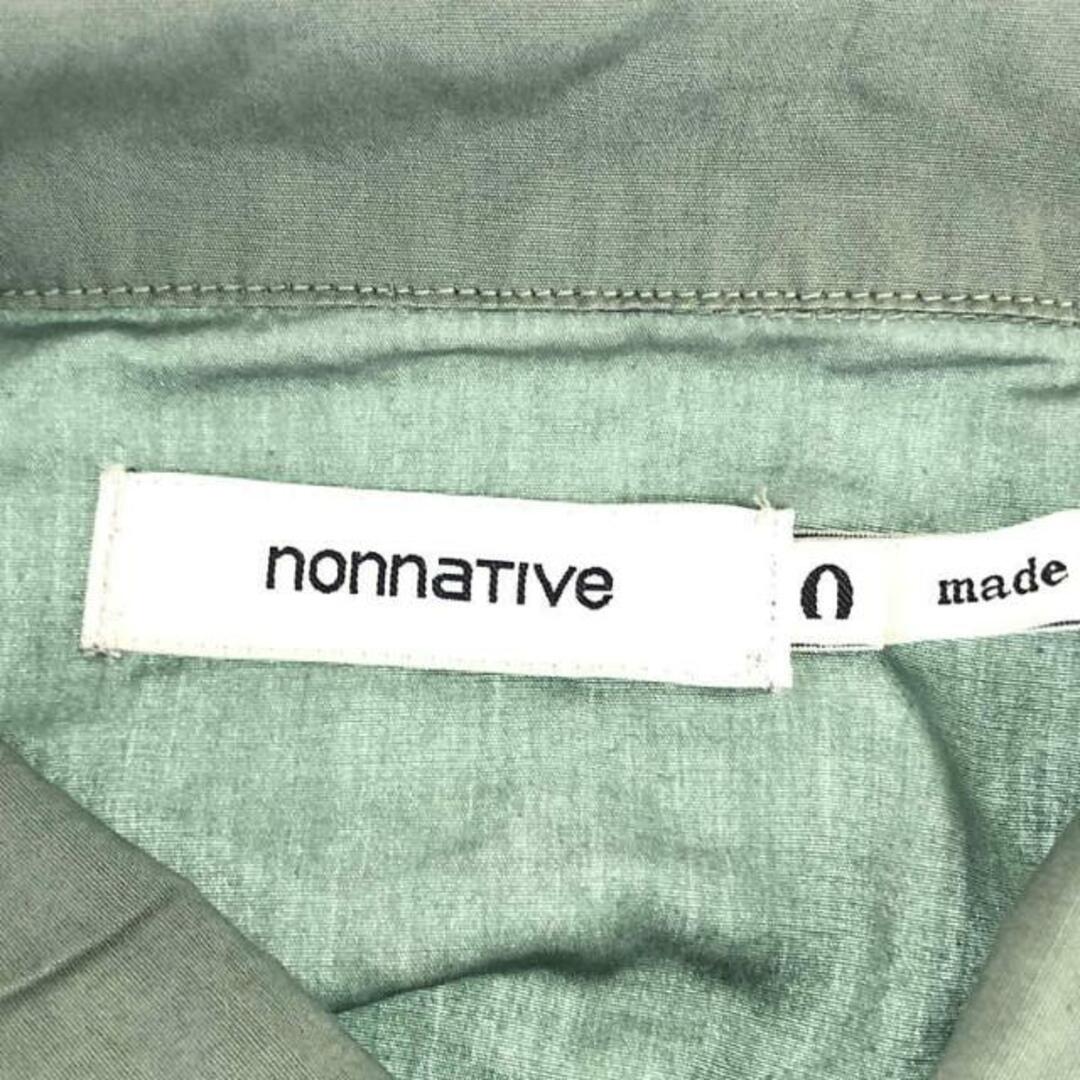nonnative(ノンネイティブ)のnonnative / ノンネイティブ | ツイーリスト シャツ | 0 | グリーン系 | メンズ メンズのトップス(Tシャツ/カットソー(七分/長袖))の商品写真