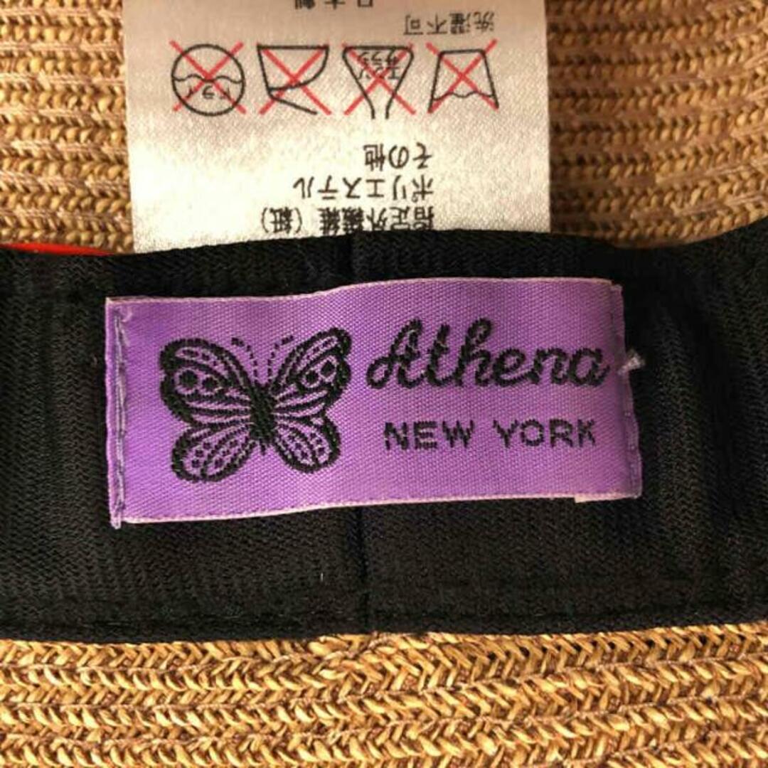 Athena New York(アシーナニューヨーク)の【美品】  ATHENA NEW YORK / アシーナニューヨーク | Risako / リサコ リボン ハット | F | ベージュ/ネイビー | レディース レディースの帽子(その他)の商品写真