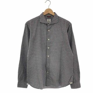 Brilla per il gusto / ブリッラペルイルグスト | ギンガムチェックシャツ | L | ブルー系 | メンズ(Tシャツ/カットソー(七分/長袖))