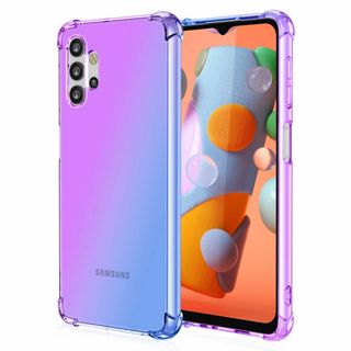 【サイズ:GalaxyA325G_色:紫/ブルー】Galaxy A32 5G ケ(その他)