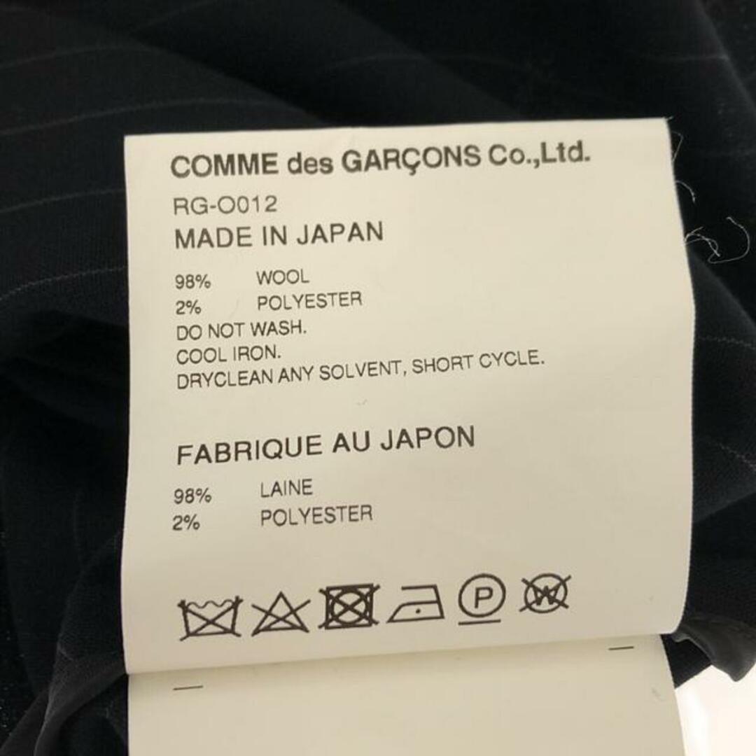 【美品】  COMME des GARCONS COMME des GARCONS / コムコム | 2021SS | ピンストライプ 切替 ワンピース | S | ブラック | レディース
