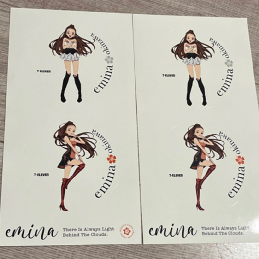 安室奈美恵 エミーナステッカー2枚 - 通販 - mail.kashdigital.ca