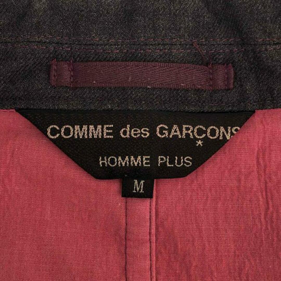 COMME des GARCONS HOMME PLUS / コムデギャルソンオムプリュス | 2005SS | ピンクパンサー ウール 製品染め  ダブルジャケット | M | グレー | メンズ