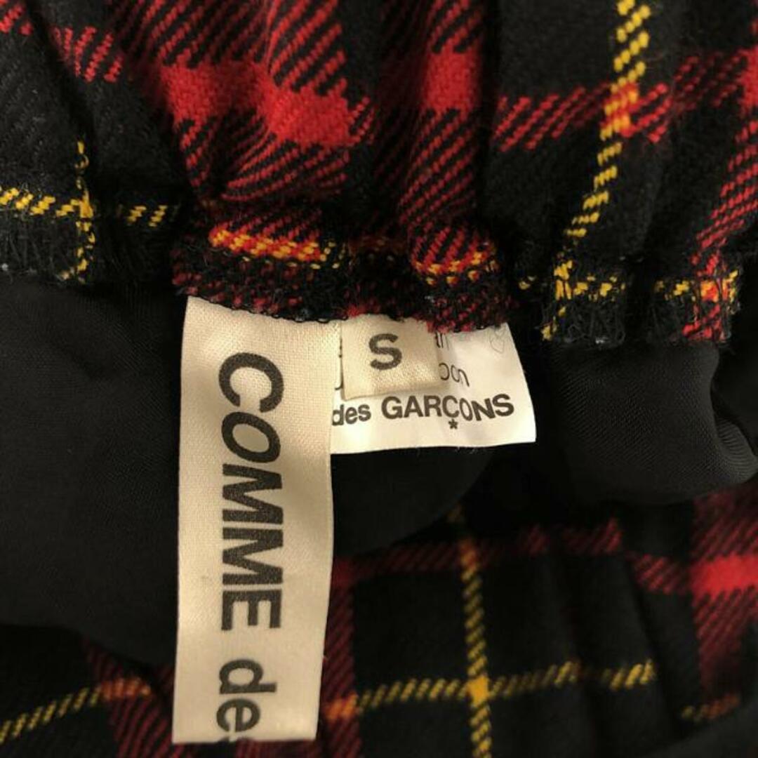 【美品】  COMME des GARCONS / コムデギャルソン | 2010AW | ウール チェック サルエルパンツ | S | レッド/ブラック/イエロー | レディースパンツ