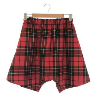 コムデギャルソン(COMME des GARCONS)の【美品】  COMME des GARCONS / コムデギャルソン | 2010AW | ウール チェック サルエルパンツ | S | レッド/ブラック/イエロー | レディース(その他)