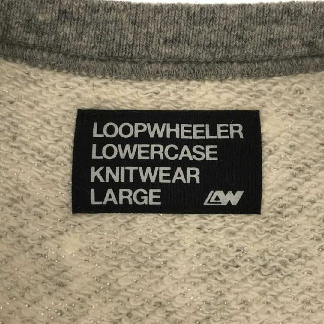【新品】 LOOPWHEELER / ループウィラー | for LOWERCASE EDIFICE別注 ツリアミウール クルーネック スウェット |  L | gray | メンズ
