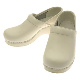 ダンスコ(dansko)の【美品】  DANSKO / ダンスコ | Professional Box Leather レザーシューズ | 37 | ホワイト | レディース(ブーツ)