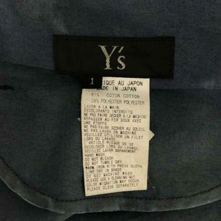 Y's / ワイズヨウジヤマモト | バックボタン ノースリーブ デニム ワンピース | 1 | インディゴ | レディースレディース