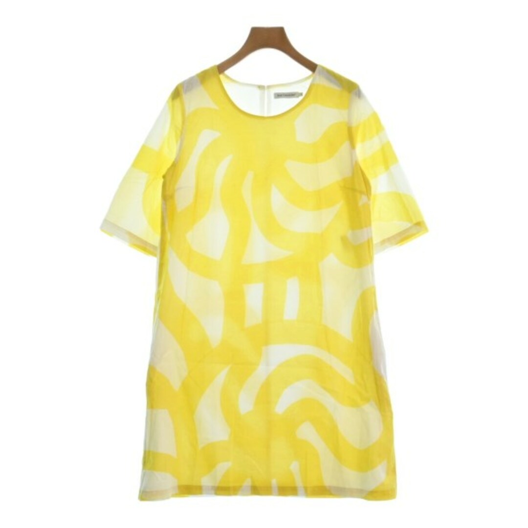 marimekko マリメッコ ワンピース 34(XS位) 黄