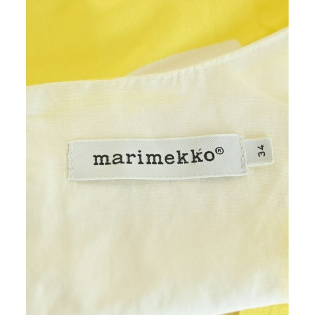 marimekko マリメッコ ワンピース 34(XS位) 黄 2