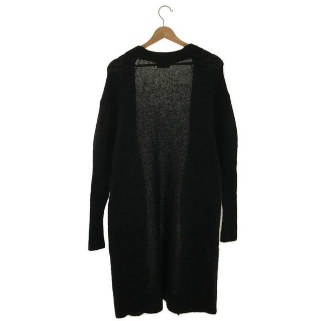 Acne Studios / アクネストゥディオズ | Reya Mohair / モヘヤニット ロングカーディガン | XXS | ブラック | レディース