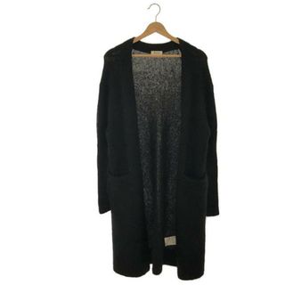 Acne Studios / アクネストゥディオズ | Reya Mohair / モヘヤニット ロングカーディガン | XXS | ブラック | レディース(カーディガン)