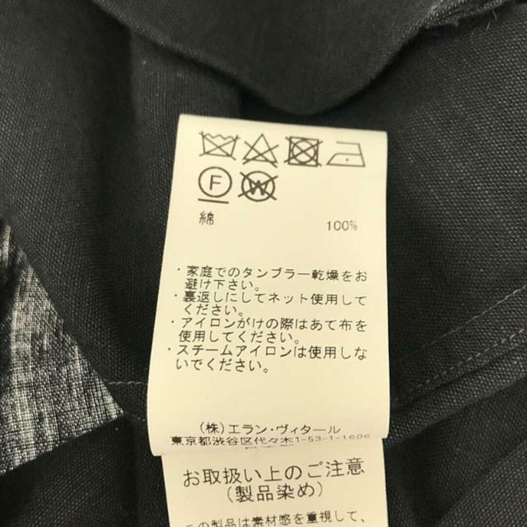 MAATEE&SONS / マーティー&サンズ | 2022SS | SHORT SLEEVE SH 製品染め オープンカラーシャツ | 3 | ブラック | メンズ