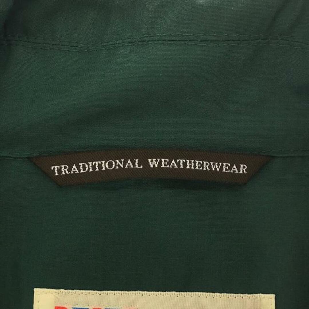 Traditional Weatherwear / トラディショナルウェザーウェア | チンストラップ付き ステンカラーコート | 38 | グリーン | レディース