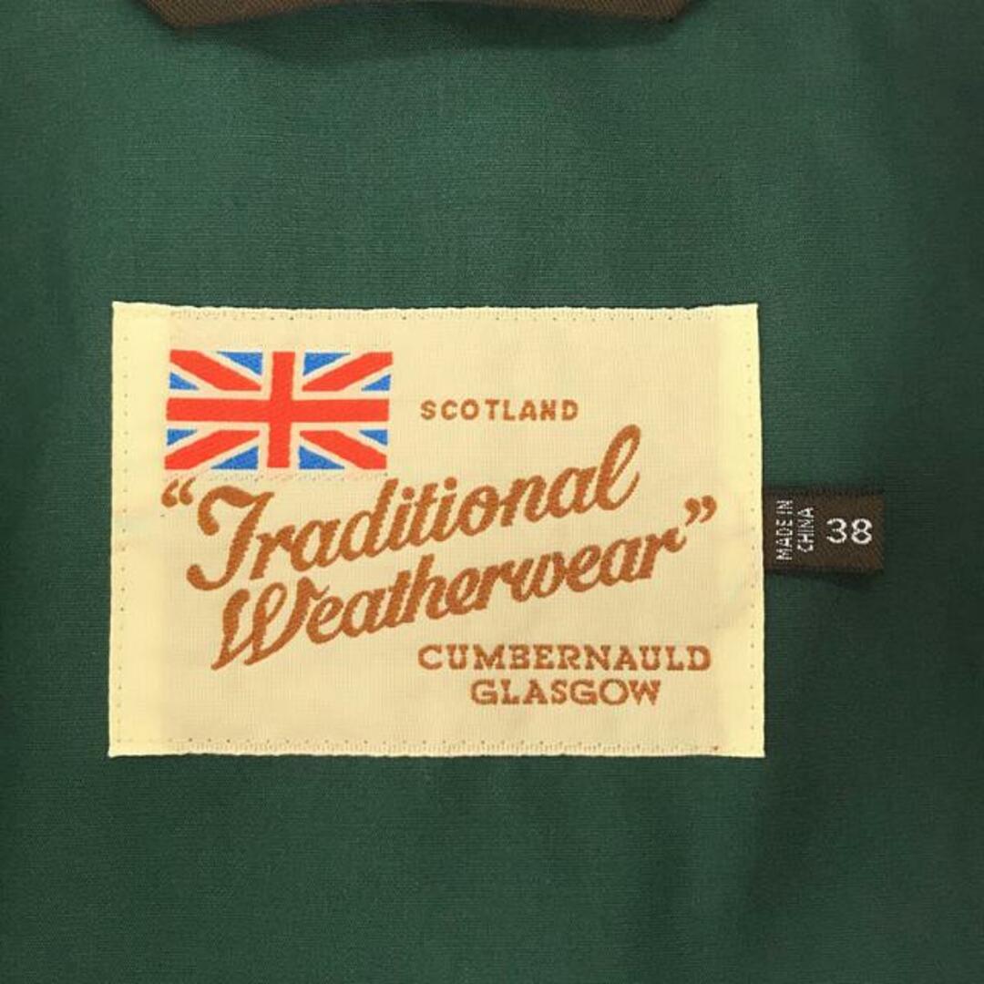 Traditional Weatherwear / トラディショナルウェザーウェア | チンストラップ付き ステンカラーコート | 38 | グリーン | レディース