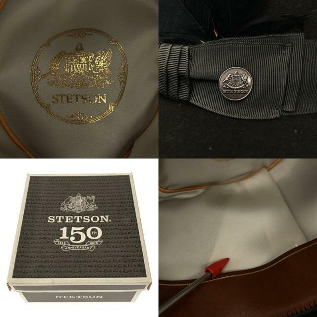 【美品】 STETSON / ステットソン | 150周年記念モデル / PREMIER WHIPPET ROYAL / ウィペット フェルトハット  中折れ帽子 | 59 （7 3/8） | Graphite | メンズ