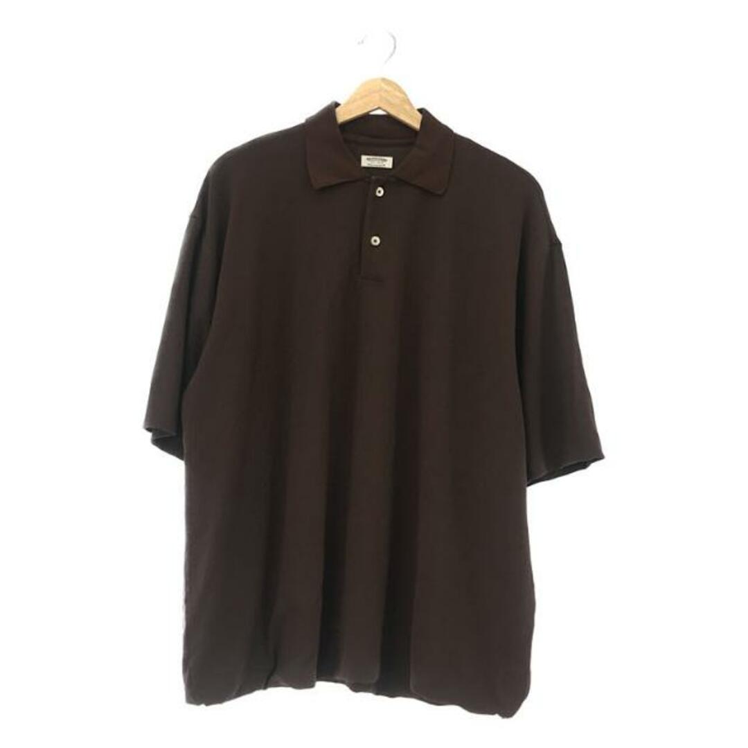 MAATEE&SONS / マーティー&サンズ | 2022SS | 強撚POLO ポロシャツ | 3 | ブラウン | メンズTシャツ/カットソー(半袖/袖なし)