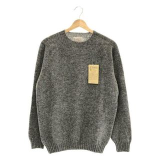 インバーアラン(INVERALLAN)の【新品】  INVERALLAN / インバーアラン | Crew Neck Saddle Shoulder Sweater / クルーネックサドルショルダーセーター ニット | 42 | gray | メンズ(ニット/セーター)