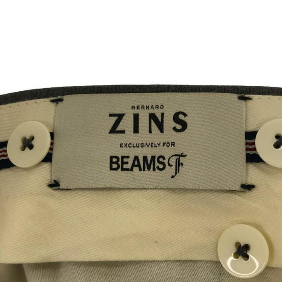 BEAMS F(ビームスエフ)のBEAMS F / ビームスエフ | × BERNARD ZINS ベルナールザンス別注 トラベラー 2プリーツ ウールスラックス | 36 | グレー | メンズ メンズのパンツ(その他)の商品写真