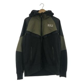 サカイ(sacai)の【美品】  sacai / サカイ | 2022AW | × NIKE / ナイキ AS M NRG Full Zip Hoodie / DQ9030-325 フルジップフーディー ジャケット | L | ブラック/カーキ | メンズ(その他)