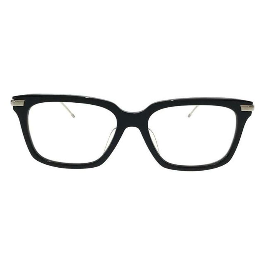 THOM BROWNE / トムブラウン | TB-701 コンビネーション フレーム ウェリントン アイウェア 眼鏡 | 53□17-150 |  ダークネイビー