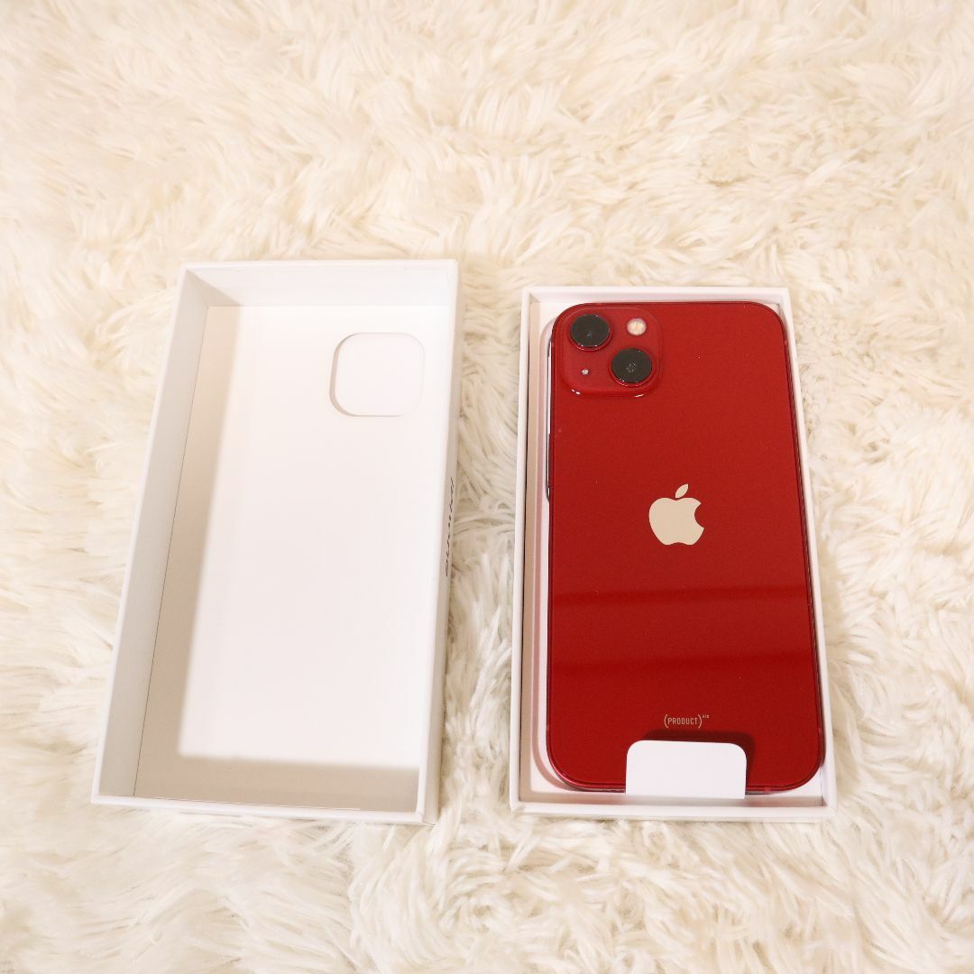 Apple(アップル)の未使用品 iPhone 13 128GB RED アイフォン. スマホ/家電/カメラのスマートフォン/携帯電話(スマートフォン本体)の商品写真