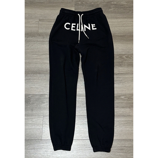 celine - CELINE ジョガーパンツ スウェットパンツ ブラック / ホワイト