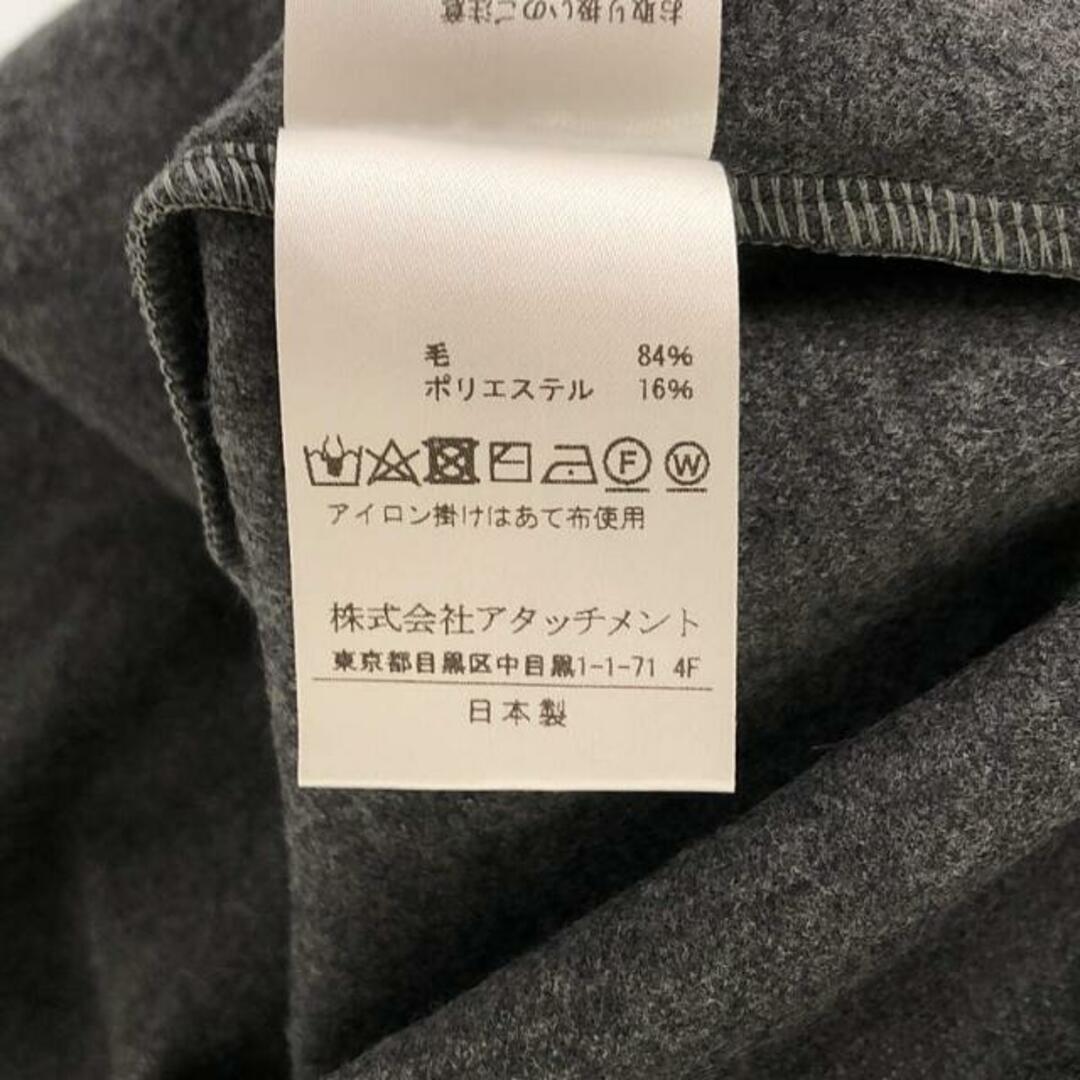 【新品】  ATTACHMENT / アタッチメント | スーパー160WソロテックスダブルフェイスタートルネックL/S | 3 | gray | メンズ