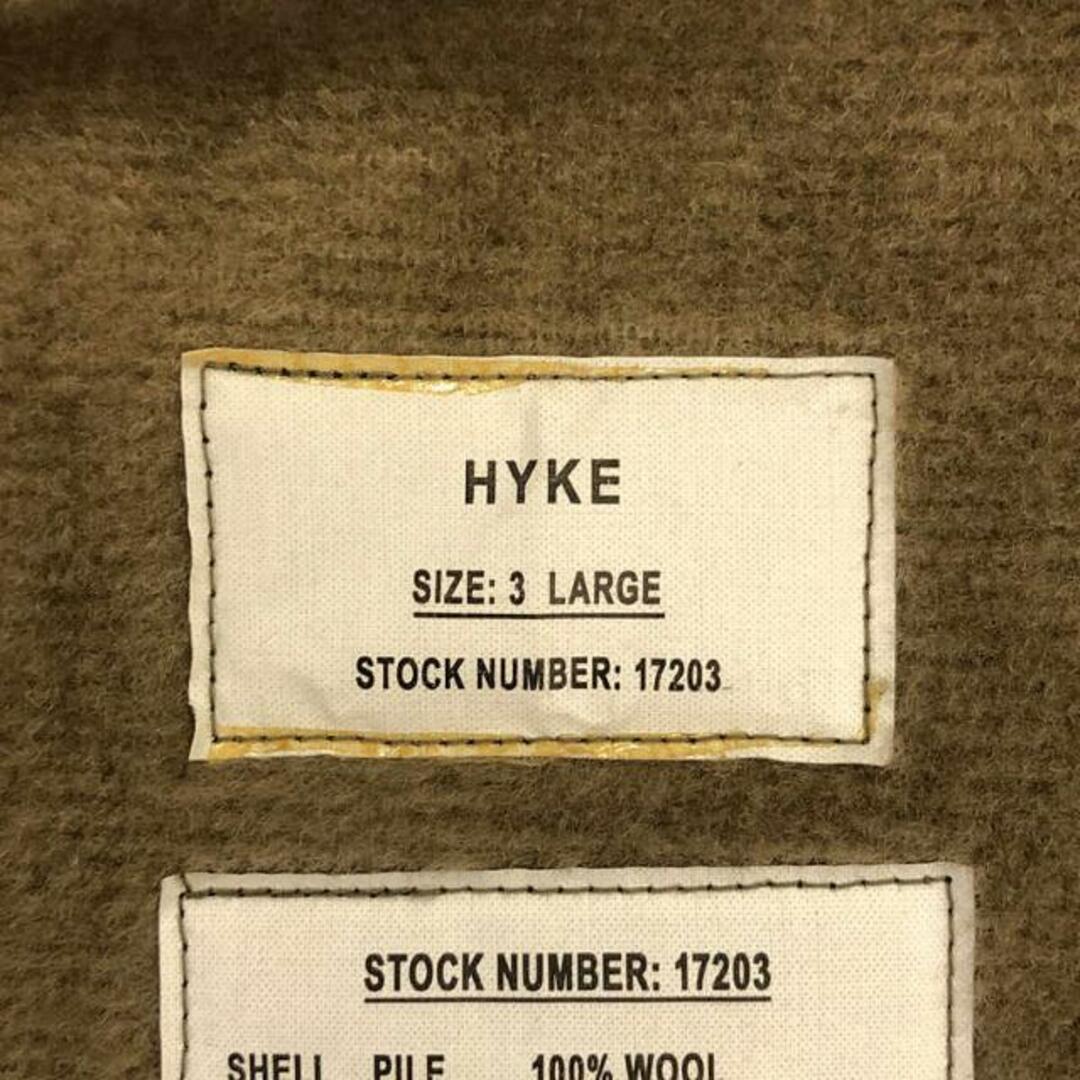 HYKE(ハイク)の【新品】  HYKE / ハイク | 2020AW | HOODED M-43 ボア コート | 3 | オリーブ | レディース レディースのジャケット/アウター(その他)の商品写真