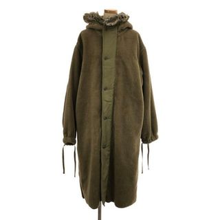 ハイク(HYKE)の【新品】  HYKE / ハイク | 2020AW | HOODED M-43 ボア コート | 3 | オリーブ | レディース(その他)