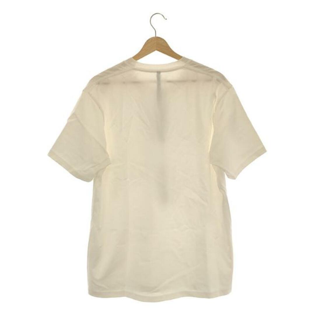 KAZUYUKI KUMAGAI ATTACHMENT(カズユキクマガイアタッチメント)の【新品】  KAZUYUKI KUMAGAI ATTACHMENT / カズユキクマガイアタッチメント | ギザシルキー天竺クルーネック Tシャツ | 3 | ホワイト | メンズ メンズのトップス(Tシャツ/カットソー(半袖/袖なし))の商品写真