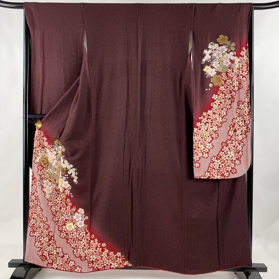 振袖 身丈159cm 裄丈64cm 正絹 名品- 振袖 美品 名品 身丈159cm 裄丈64cm 正絹