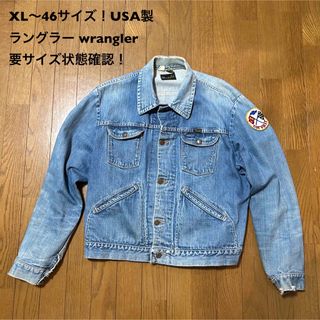 XL〜46サイズ！USA製ラングラー 古着ジージャン wrangler