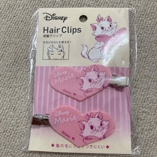 ディズニー(Disney)の新品✴︎ディズニー マリーちゃん 前髪クリップ ヘアピン ピンク 2個セット(ヘアピン)