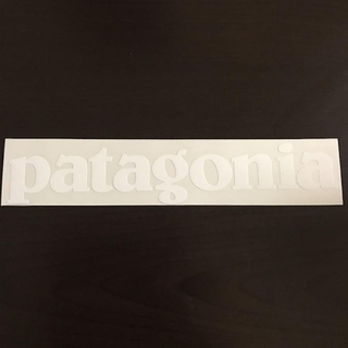 patagonia - (縦4cm横21cm)patagonia パタゴニア　カッティングステッカー