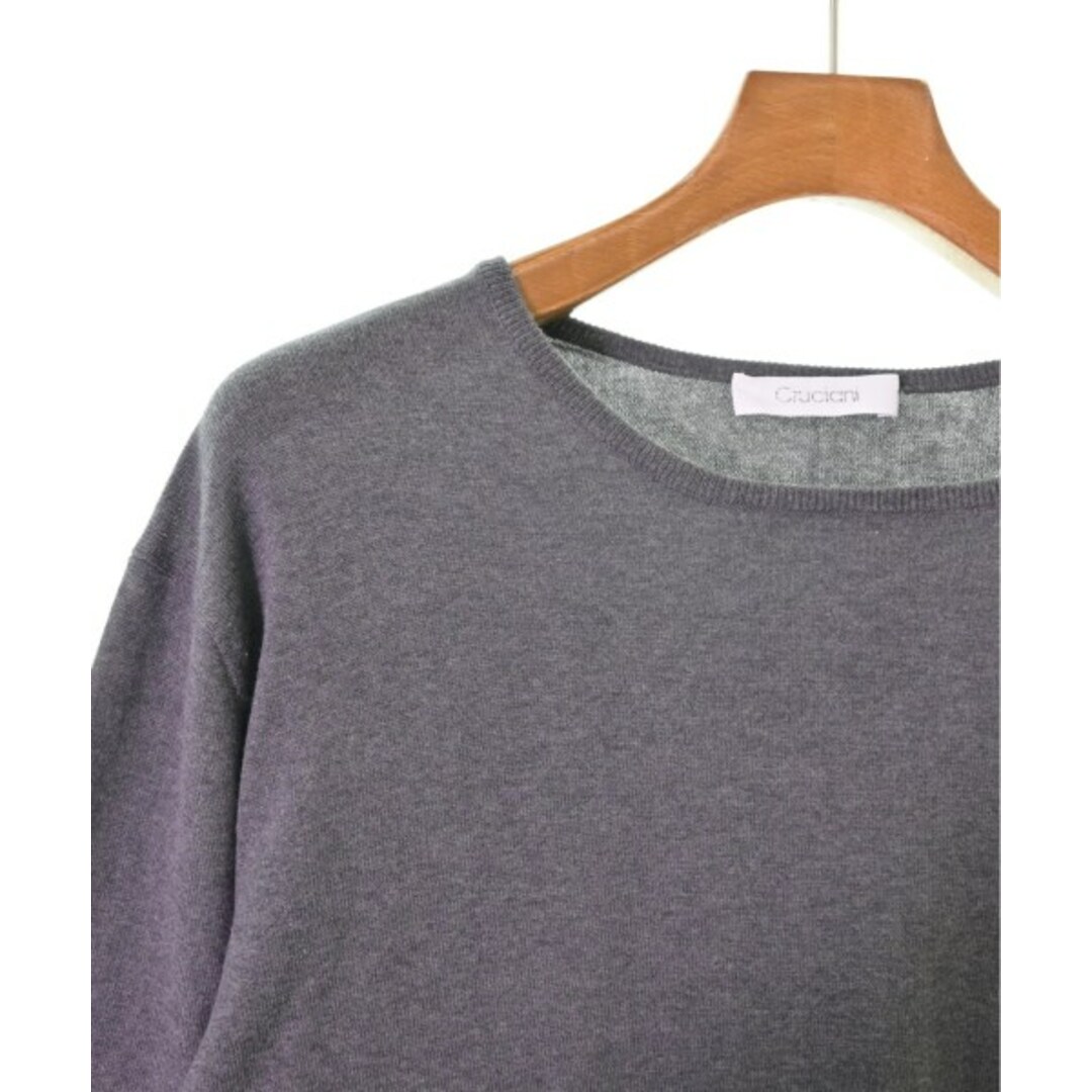 Cruciani クルチアーニ ニット・セーター 52(XXL位) グレー 【古着】-