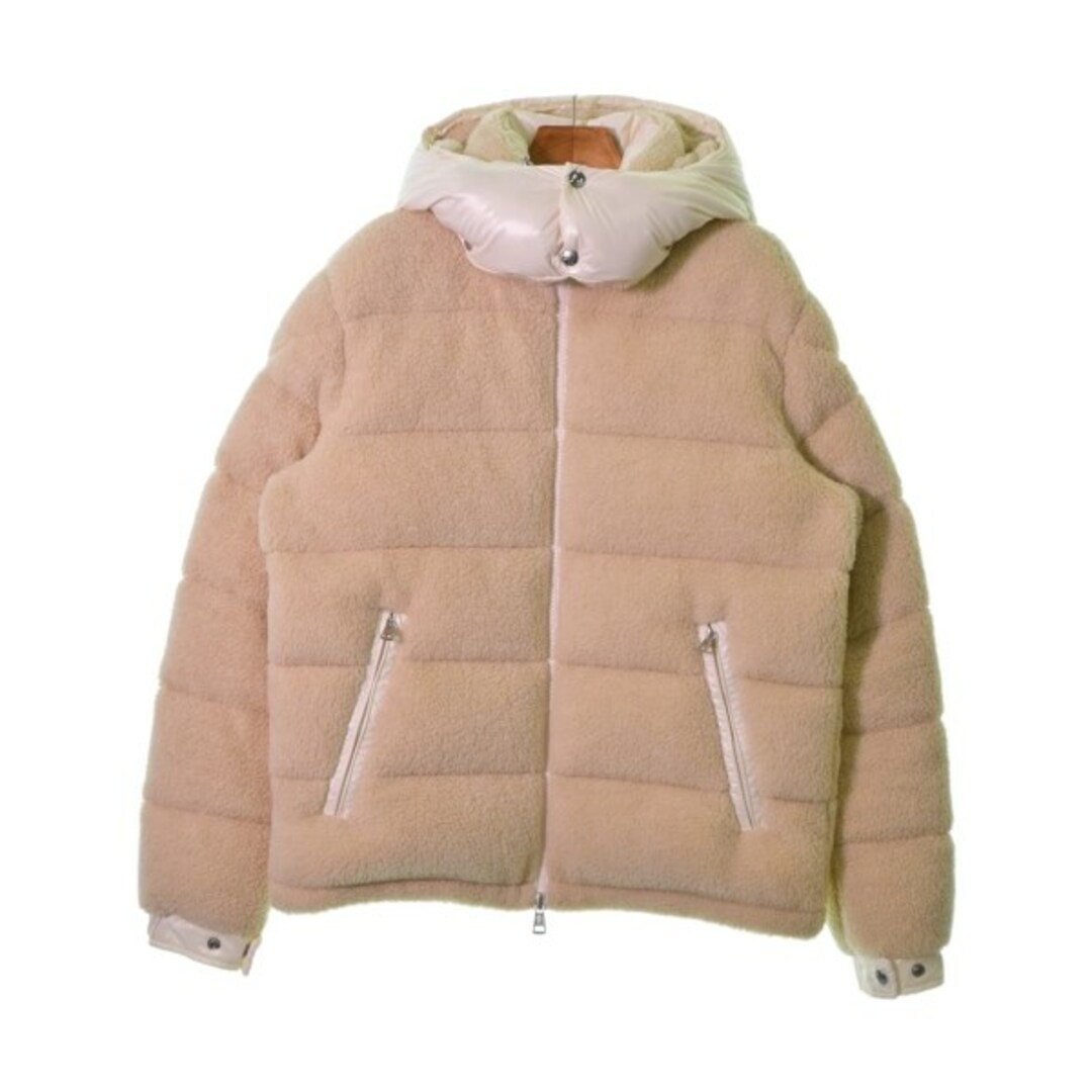 MONCLER(モンクレール)のMONCLER ダウンジャケット/ダウンベスト 2(M位) アイボリー 【古着】【中古】 メンズのジャケット/アウター(ダウンジャケット)の商品写真