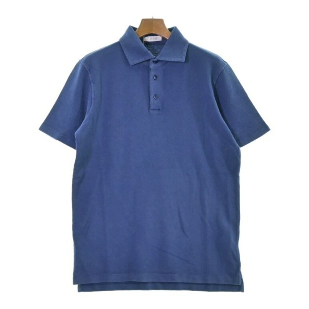 Cruciani クルチアーニ ポロシャツ 52(XXL位) 青 - ポロシャツ