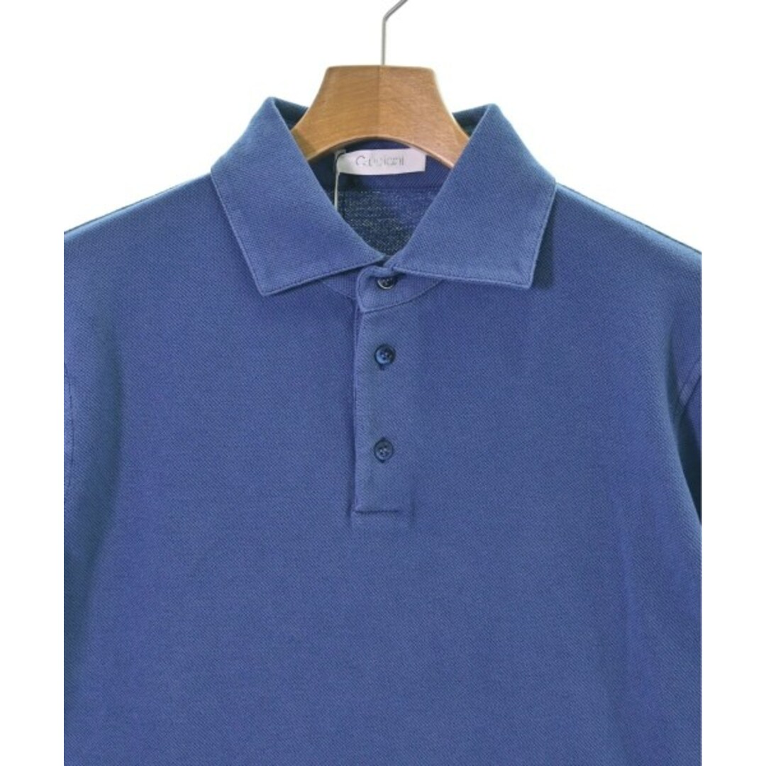 Cruciani クルチアーニ ポロシャツ 52(XXL位) 青 - ポロシャツ